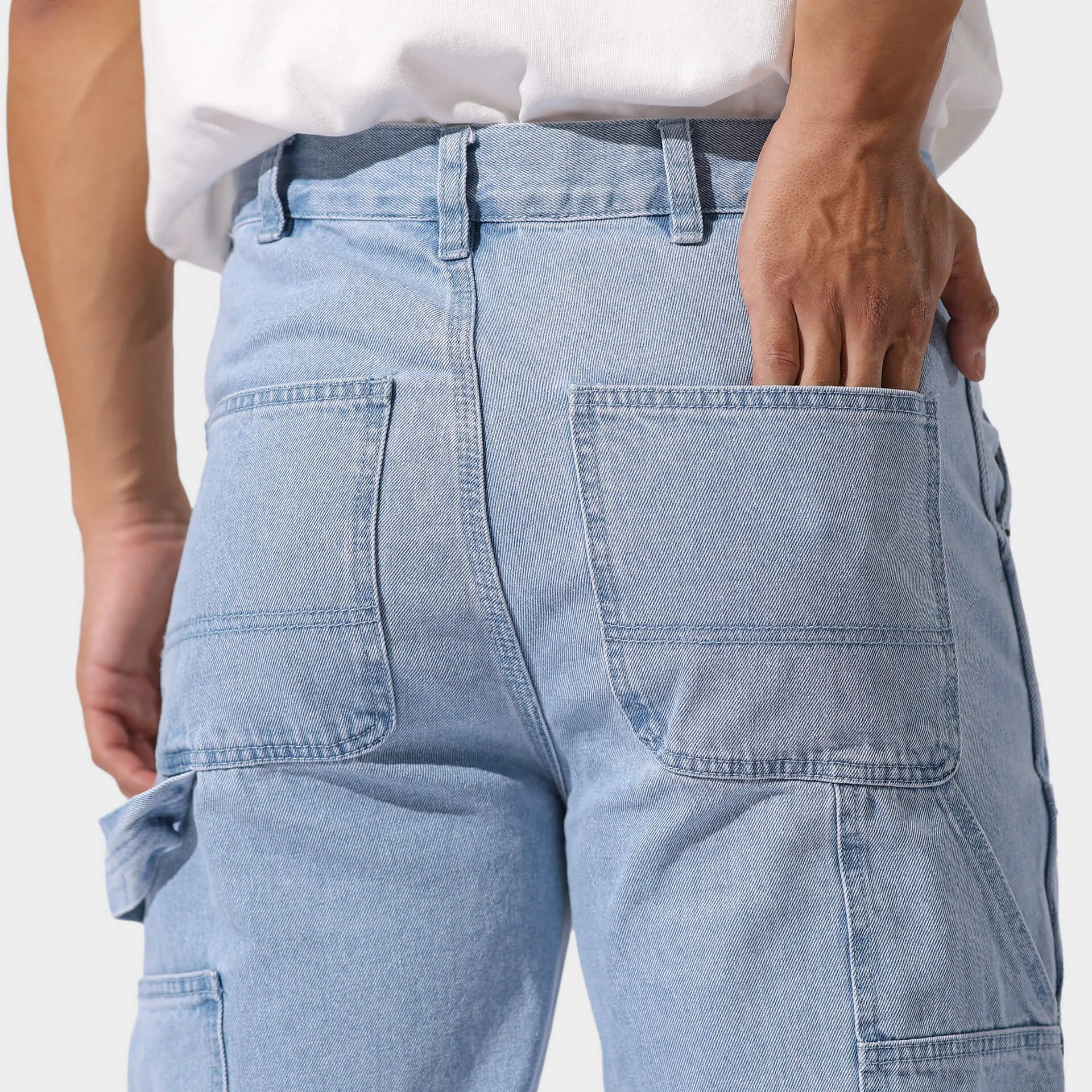 Sleek Denim Trousers