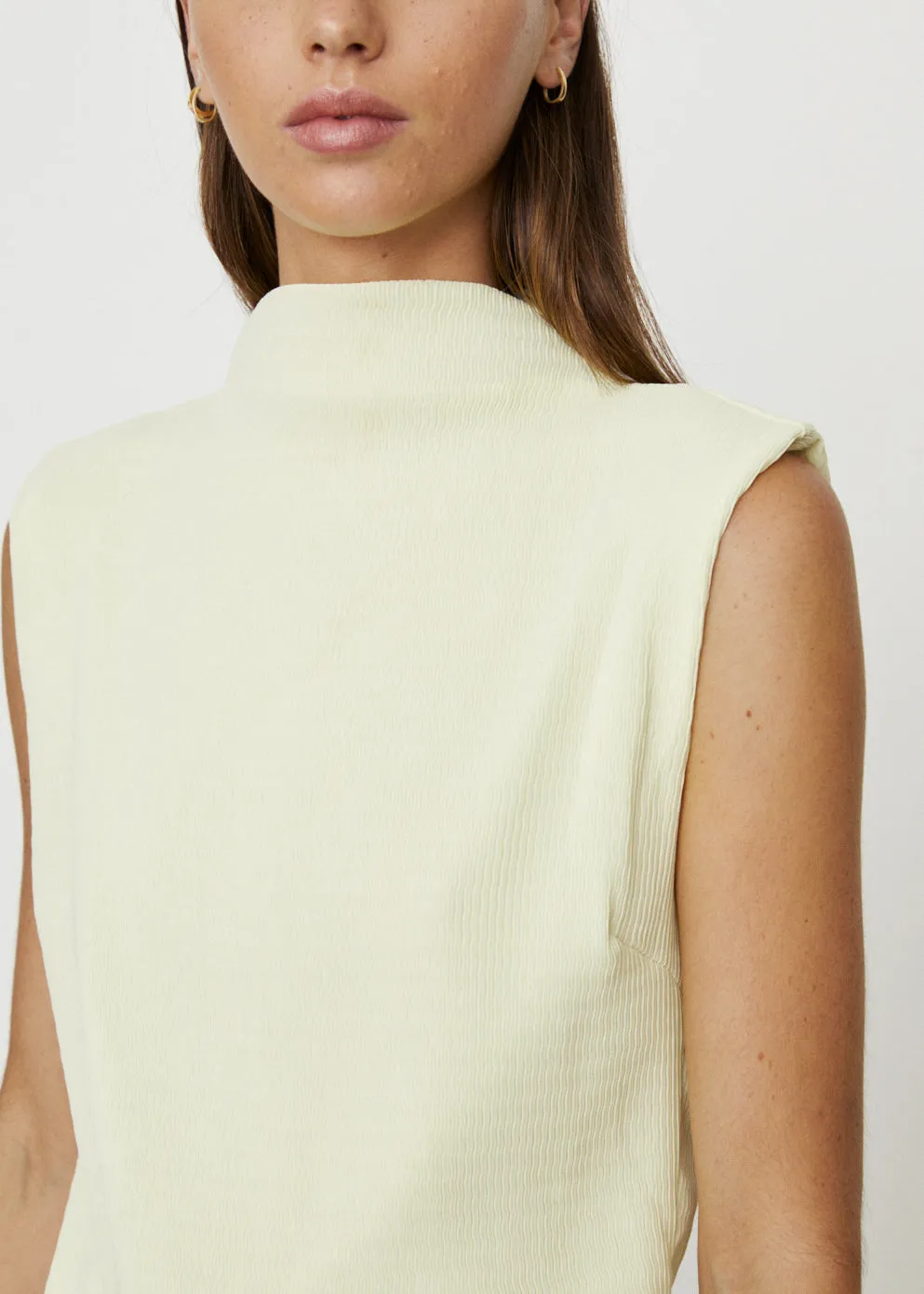 Sleeveless Textured Top
