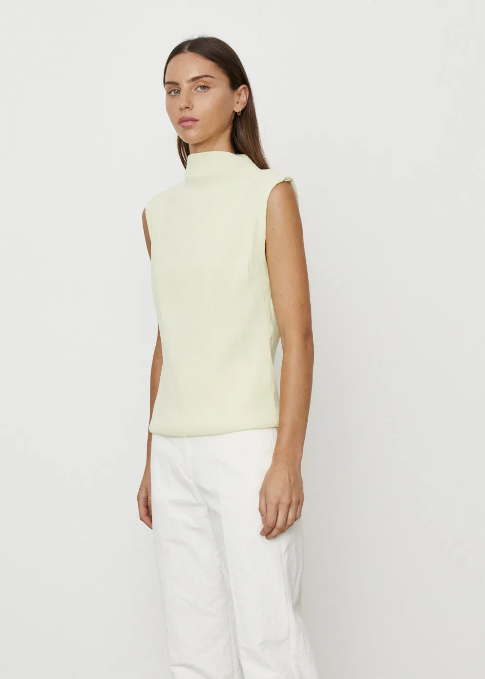 Sleeveless Textured Top