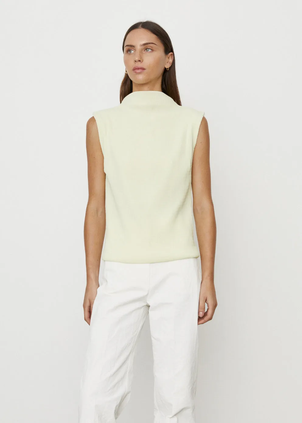 Sleeveless Textured Top