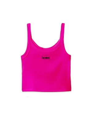 Slim Strap Vest Top - Hot Pink
