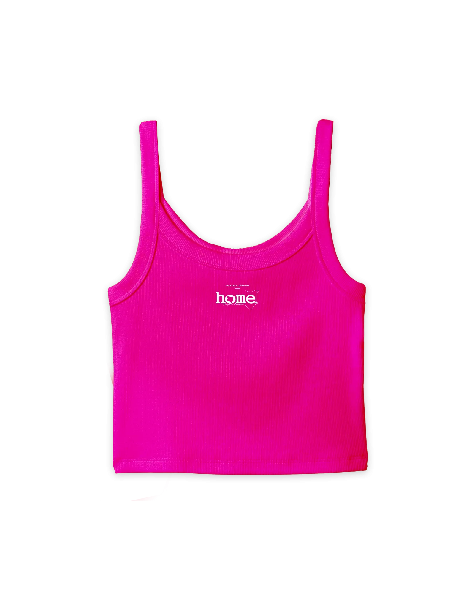 Slim Strap Vest Top - Hot Pink