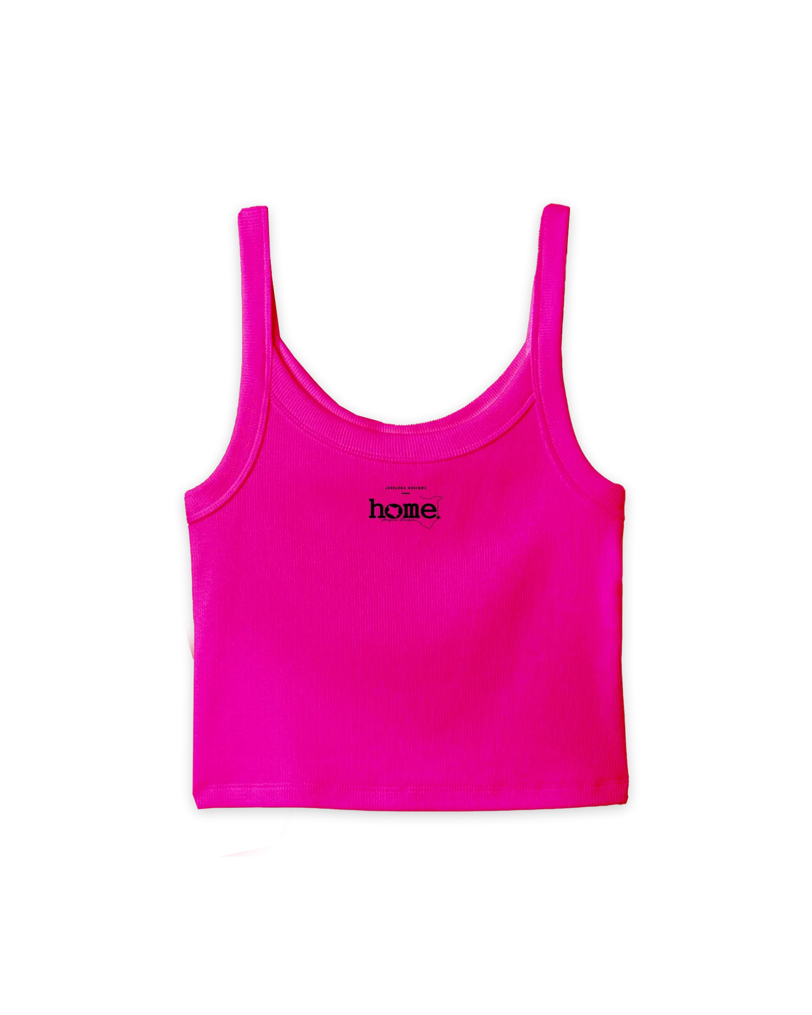 Slim Strap Vest Top - Hot Pink