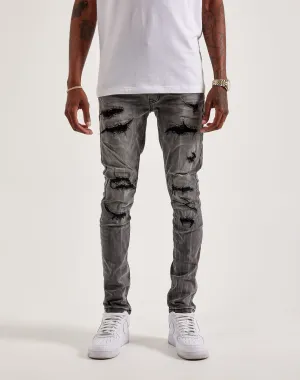 Smoke Rise Slim Lightening Jeans