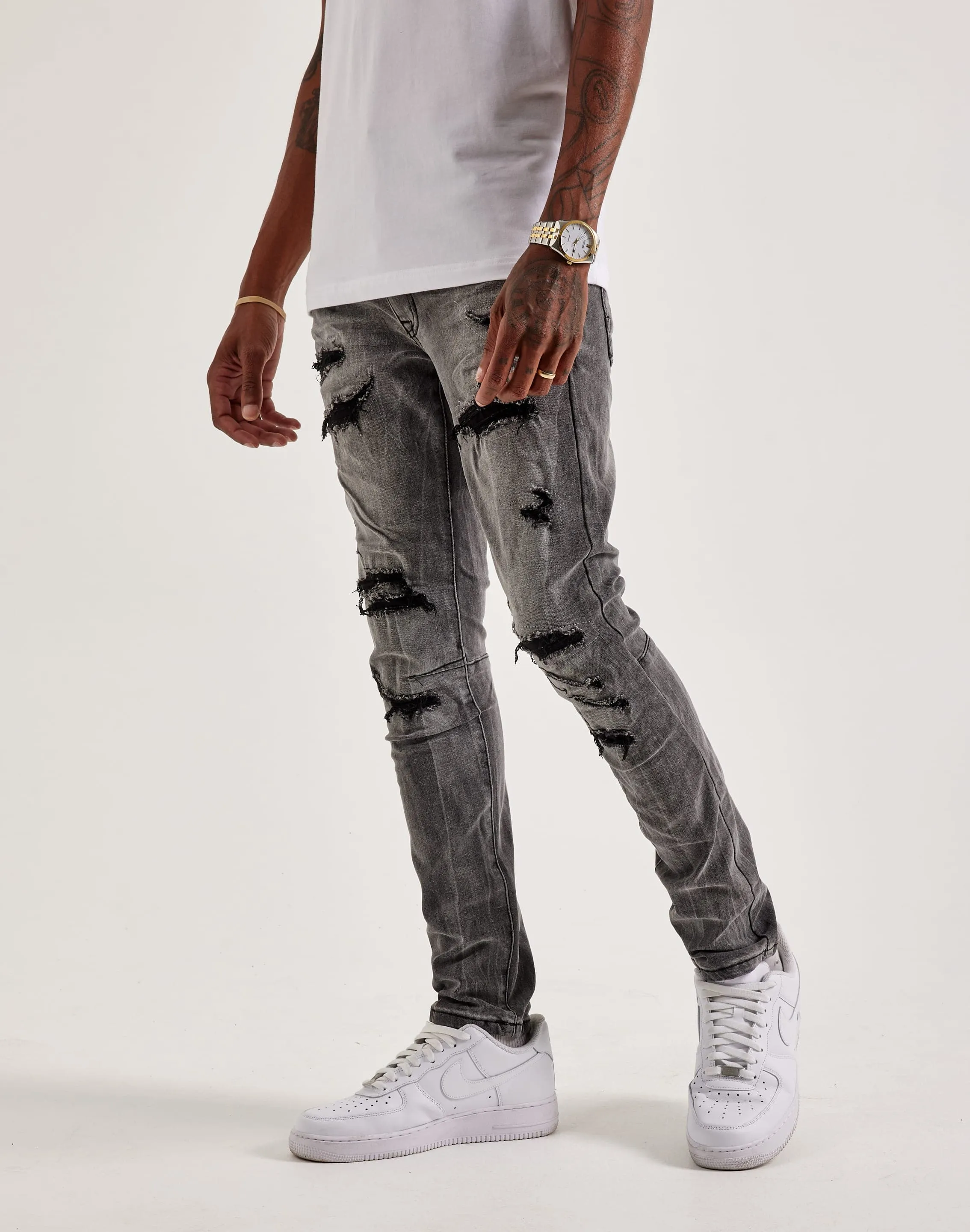 Smoke Rise Slim Lightening Jeans
