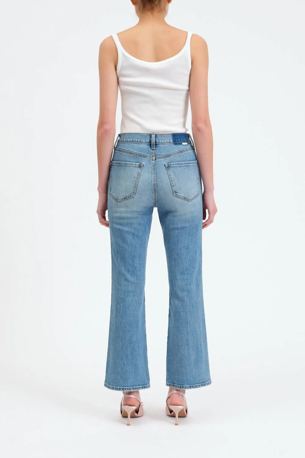 Soho High Rise Ankle Flare Jeans In All Mine Vintage