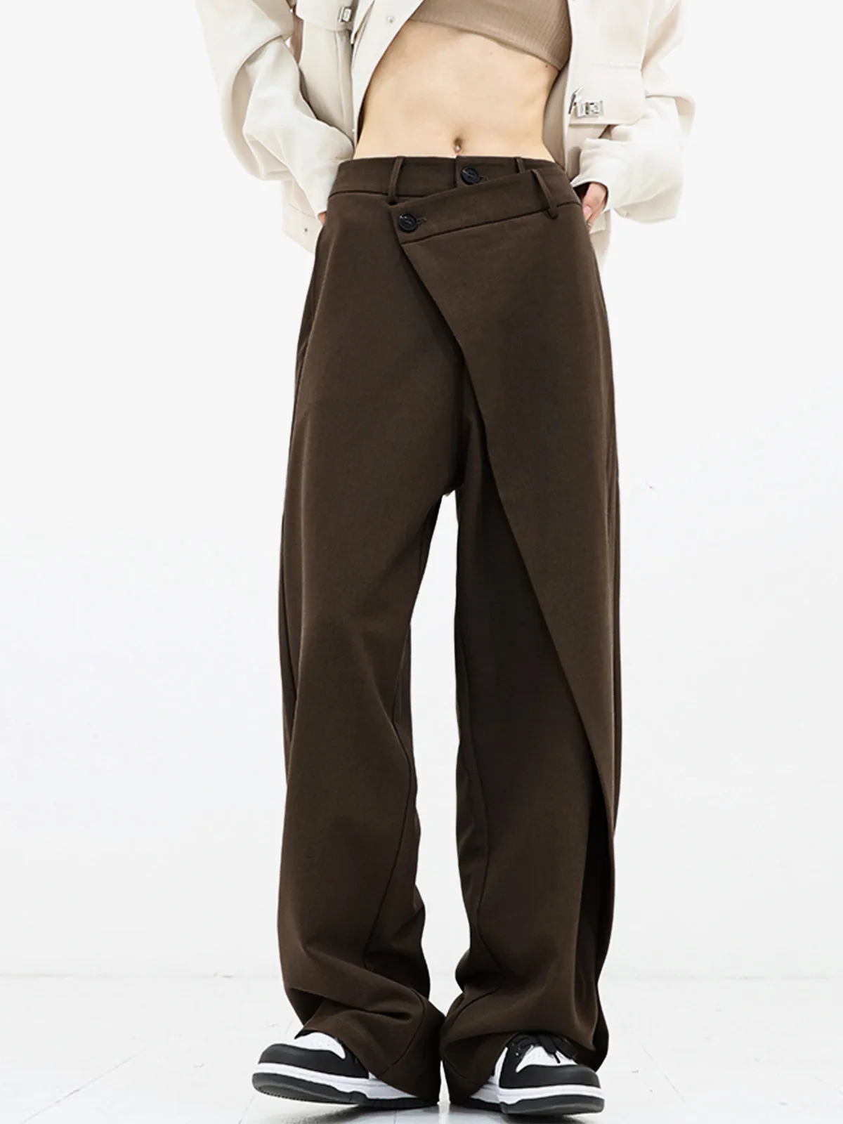 Sophia | Asymmetrical Pants | Modern Elegance | Luxury Fabric