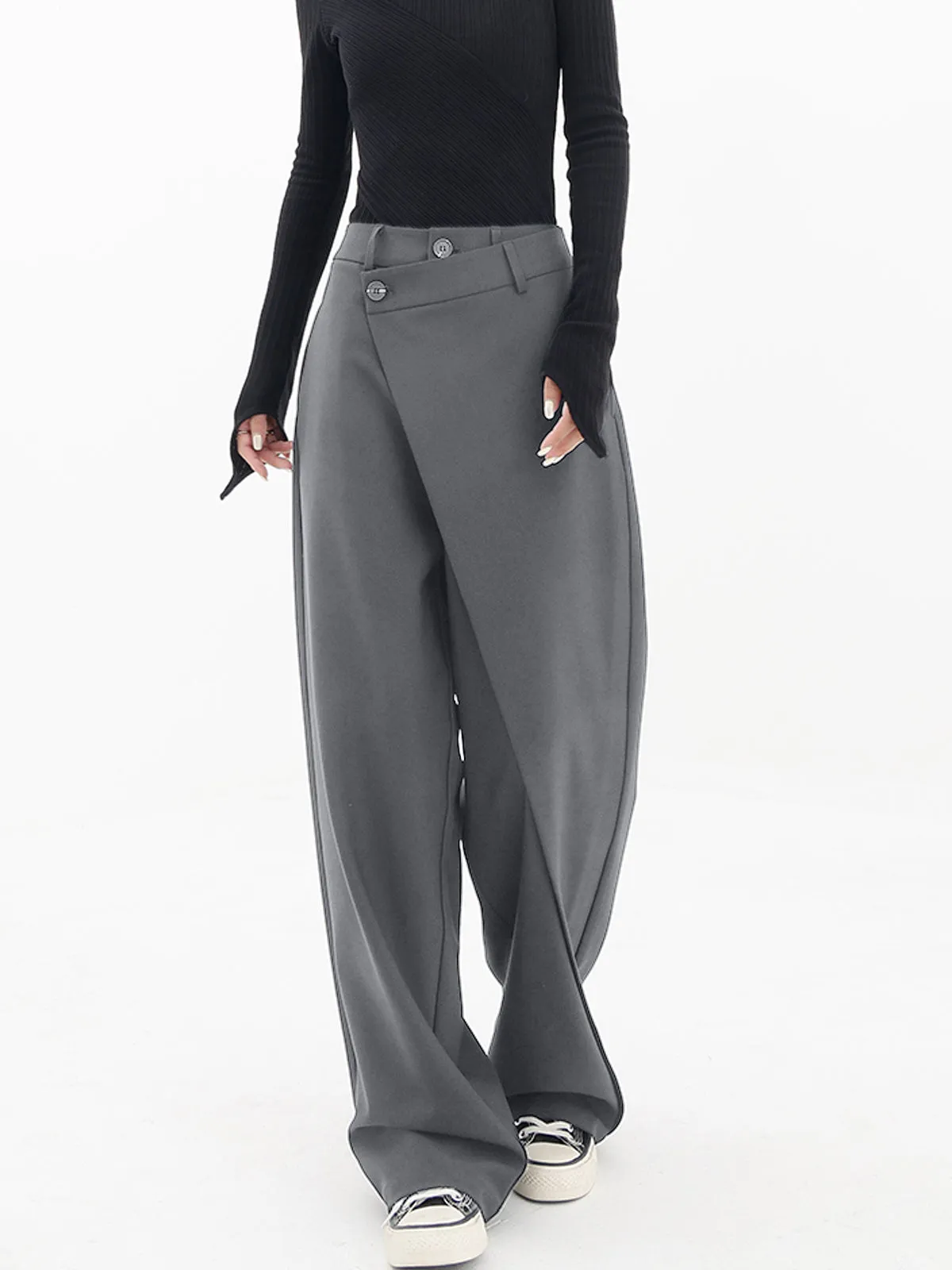 Sophia | Asymmetrical Pants | Modern Elegance | Luxury Fabric