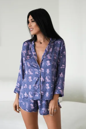Stardust Short PJ Set - Navy