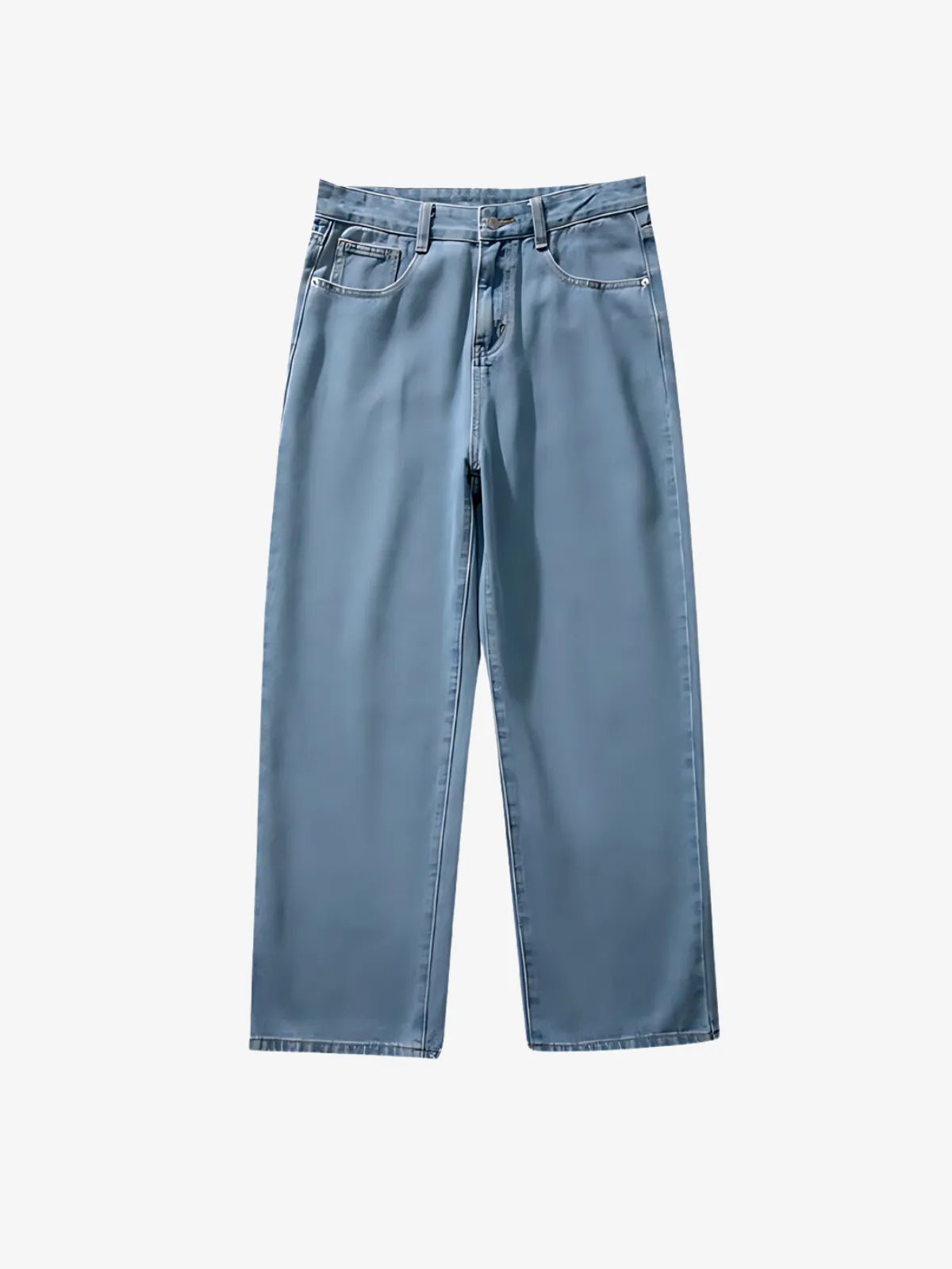 STRAIGHT BASIC WASH JEANS