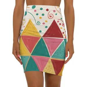 Stretch Tastic Cozy Comfort Mini Skirt