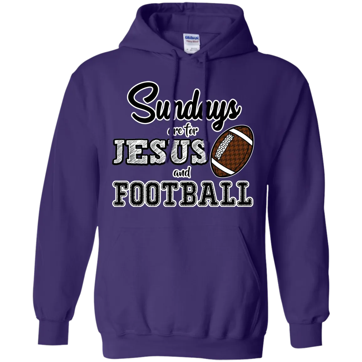 Sundays are for Jesus and Football Hoodie
