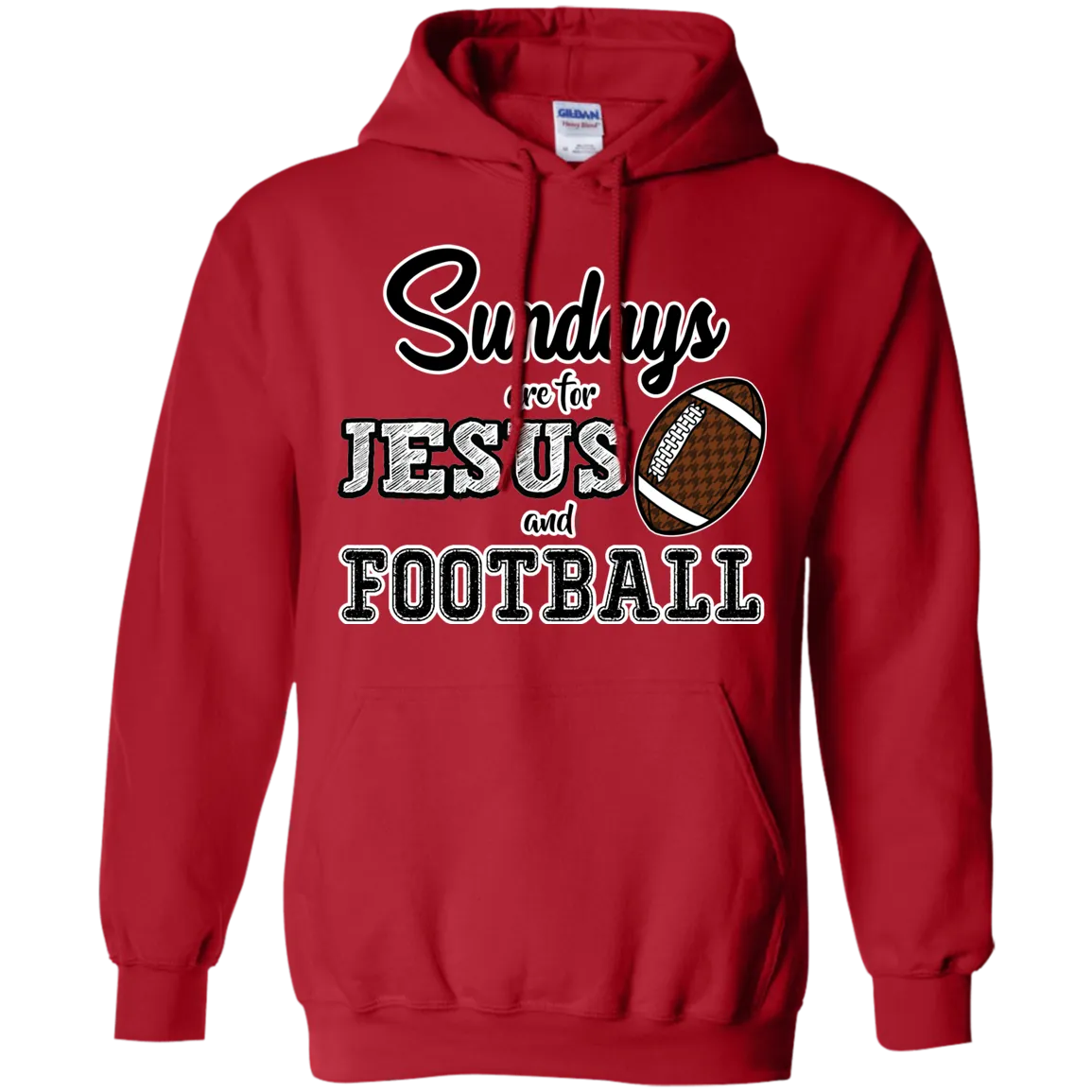 Sundays are for Jesus and Football Hoodie