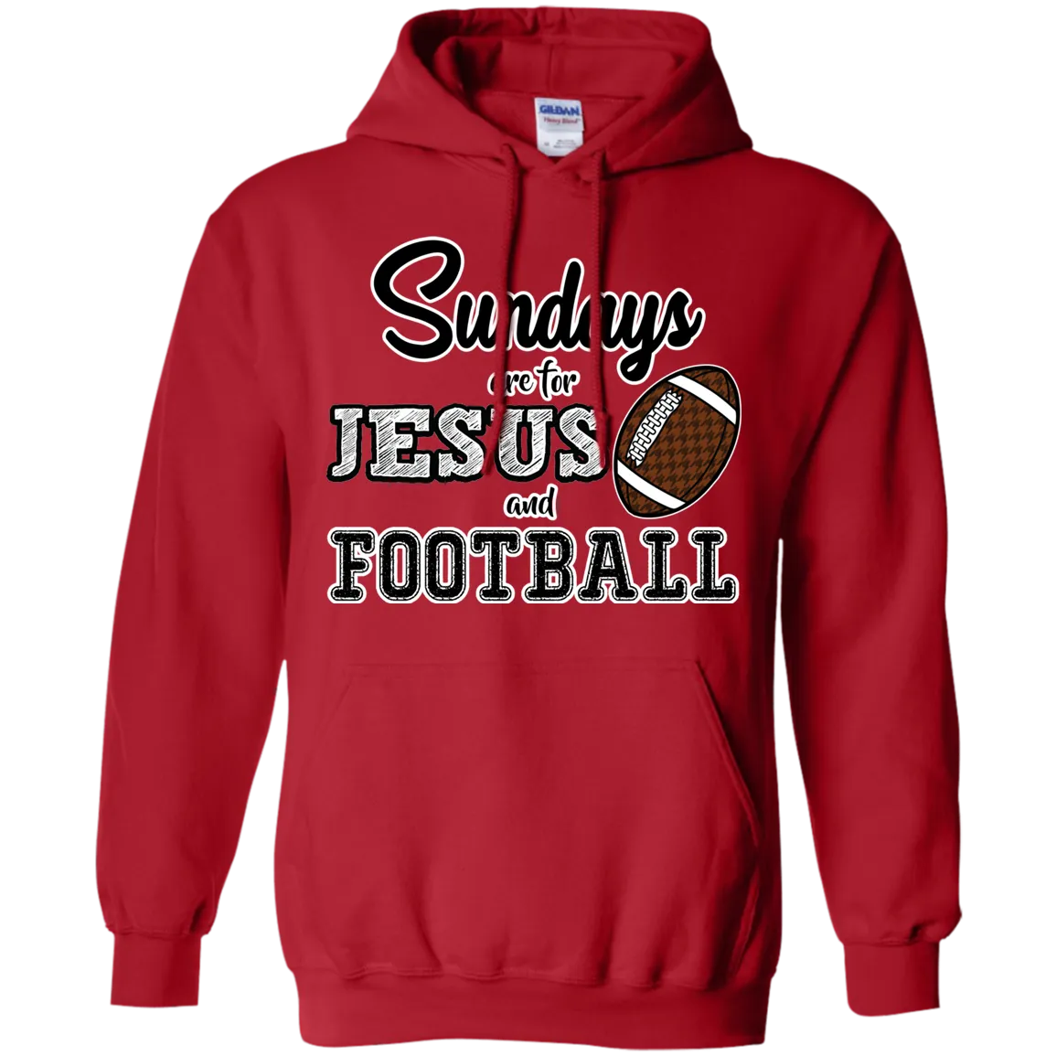 Sundays are for Jesus and Football Hoodie