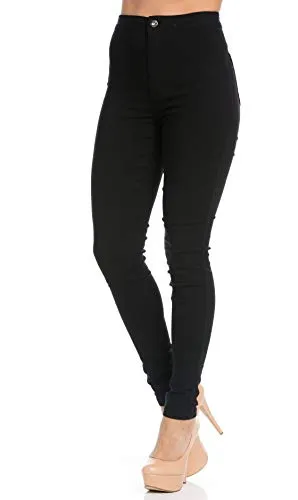 Super High Waisted Skinny Jeans
