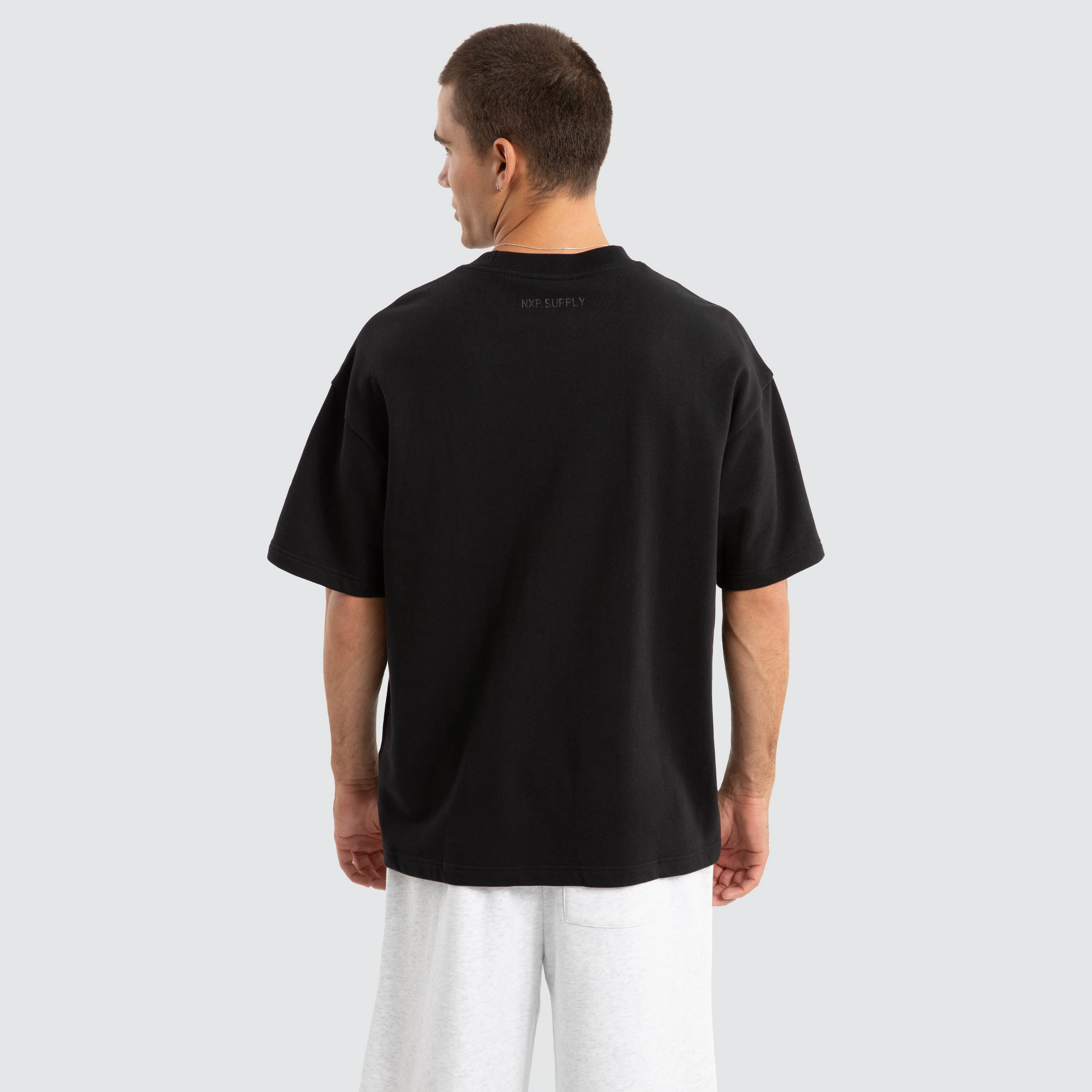 Supply Loopback Raptor Tee Jet Black