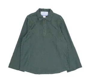Symbols Terry Towelling Long Sleeve Button Up