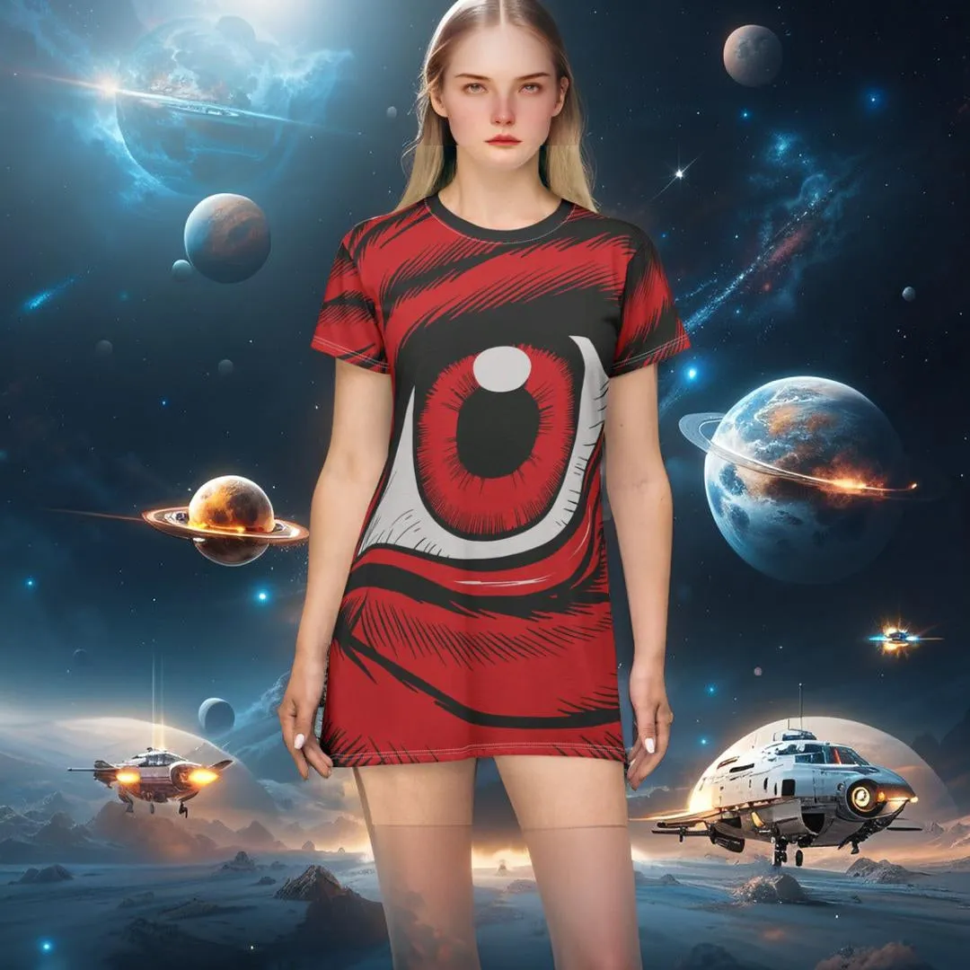 T-Shirt Dress  - Red Eye