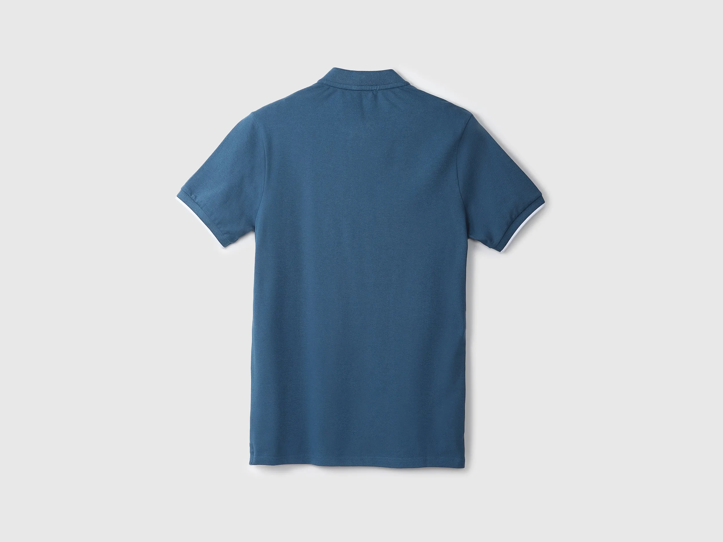 Teal Johnny Collar T-Shirt