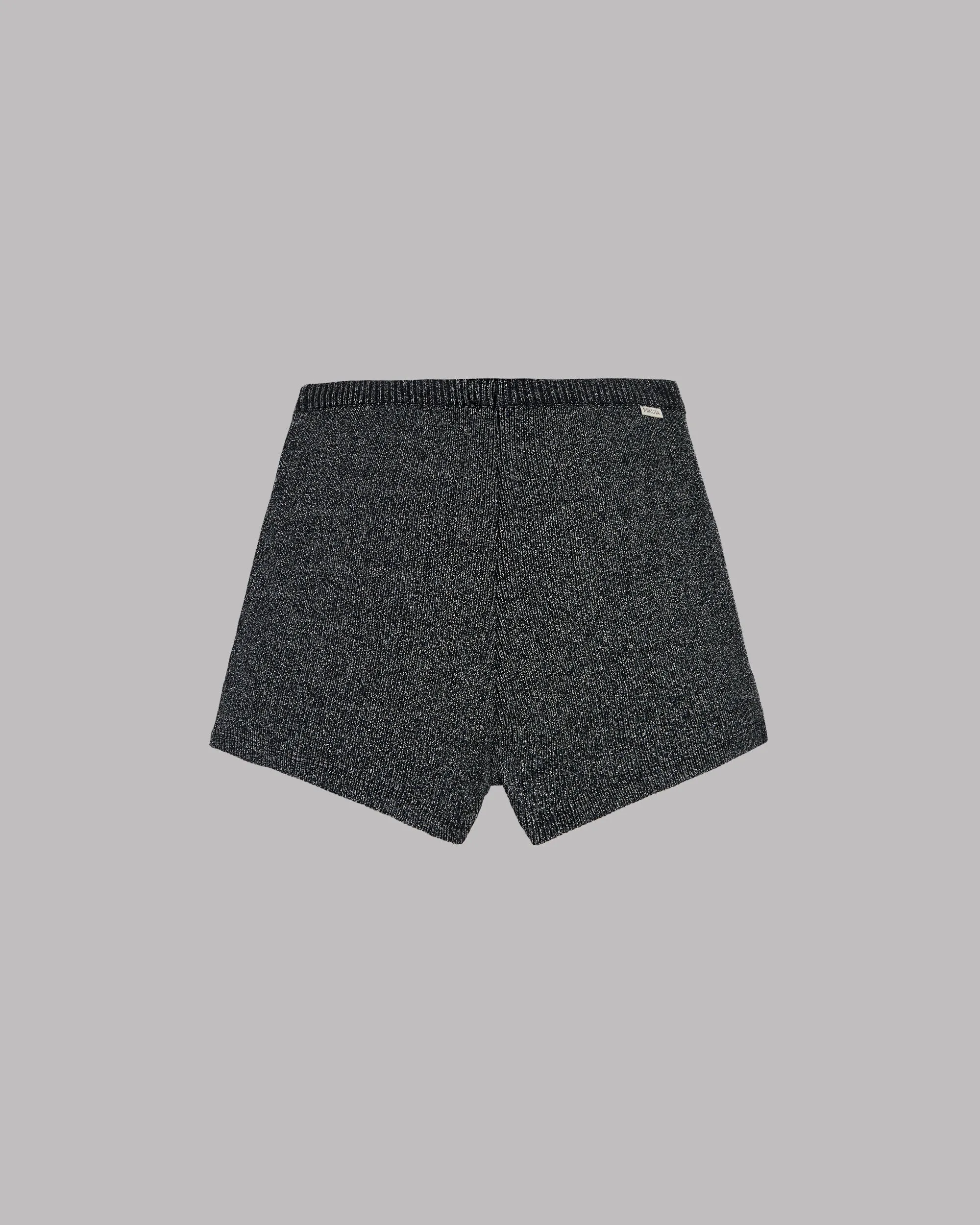 The Dark Glitter Ribbed Shorts