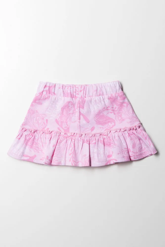 The Little Mermaid Skort Pink