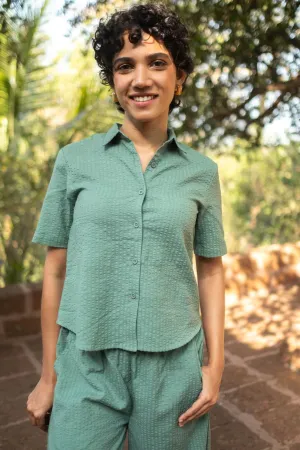 The Seersucker Oversized Shirt