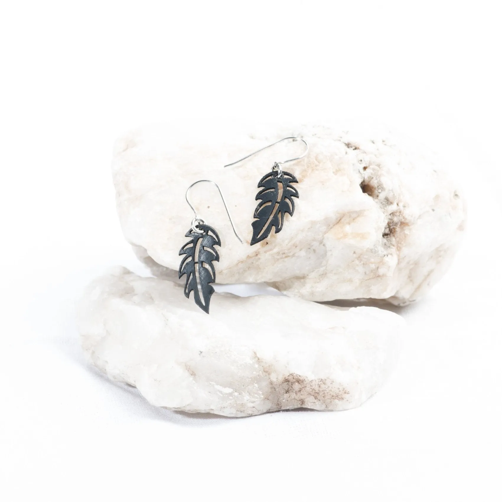 Tiny Feather Earring