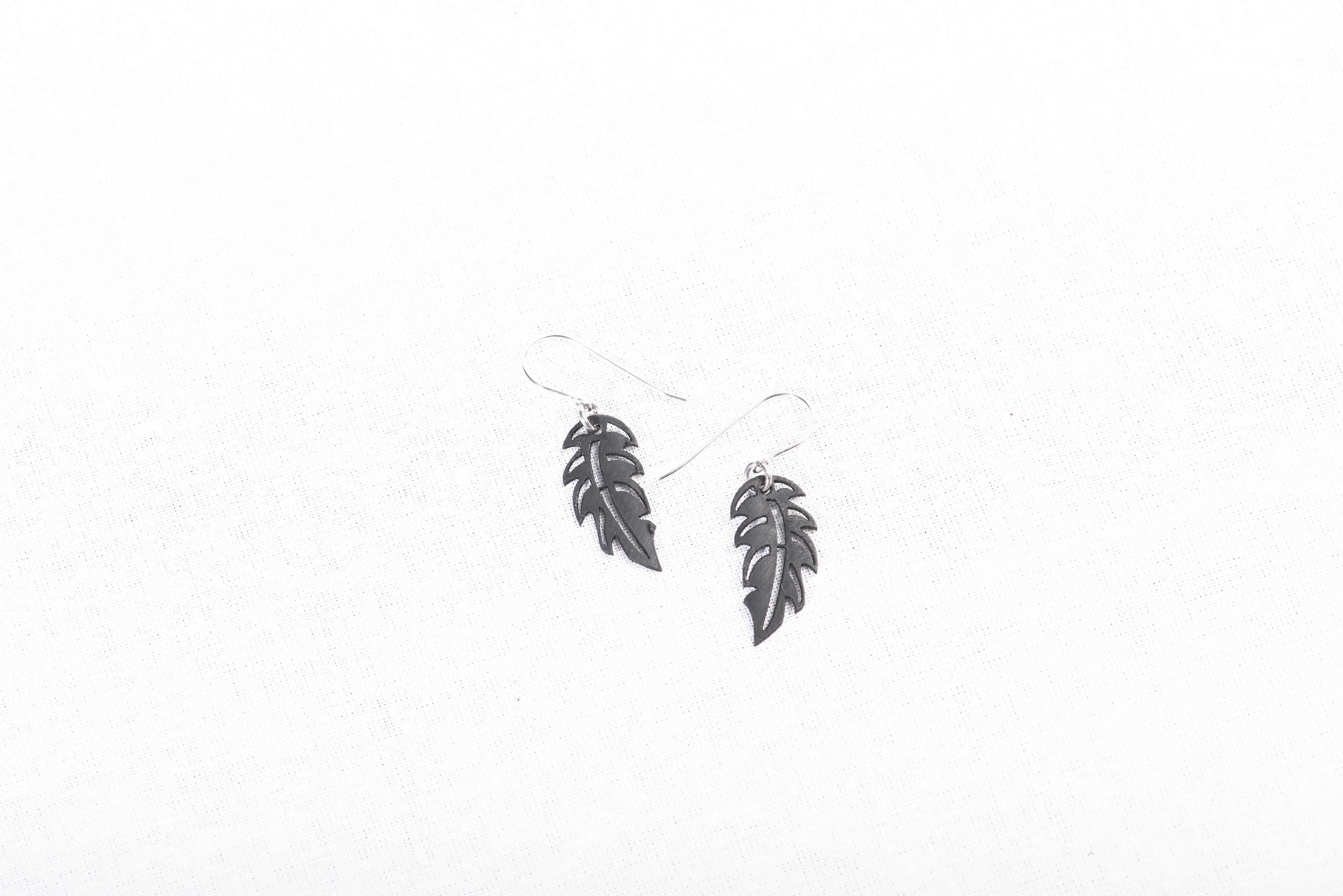 Tiny Feather Earring