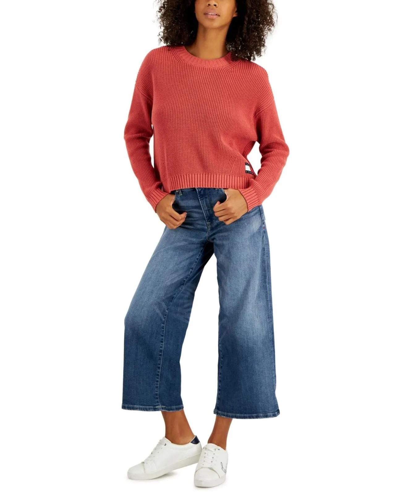 Tommy Jeans Women's Ribbed Crewneck Sweater T2GS0AAG