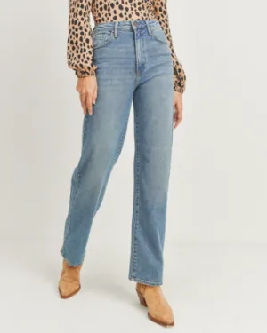 Ultra High Dad Jean | Mid Wash