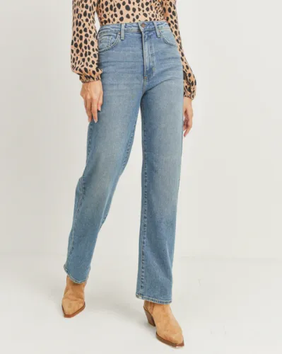 Ultra High Dad Jean | Mid Wash