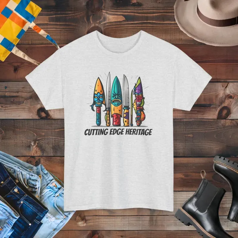 Unisex Deluxe t Shirt Scary Knives Bold Statement