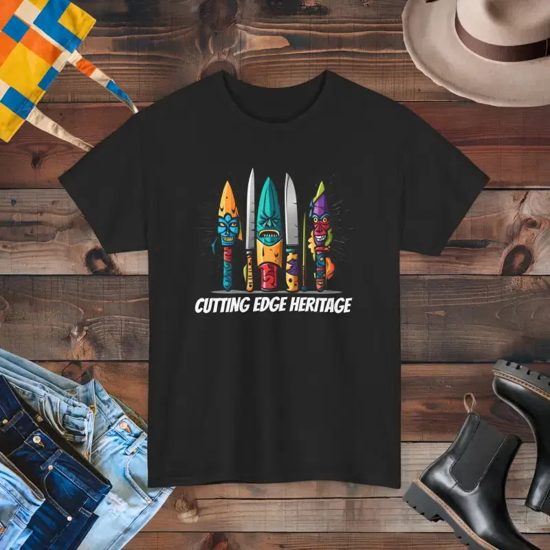 Unisex Deluxe t Shirt Scary Knives Bold Statement