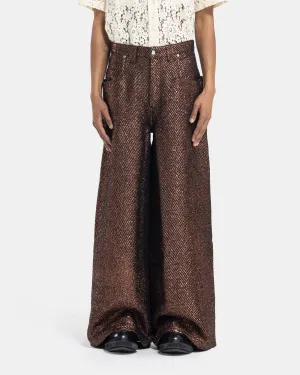 Unspun Ultra Wide Leg Jean in Tinsel