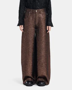 Unspun Ultra Wide Leg Jean in Tinsel