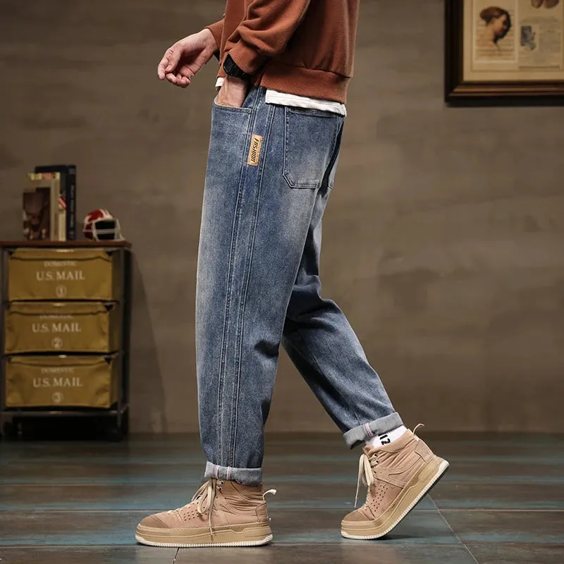 UrbanTrendz Herren Weite Harem-Jeans