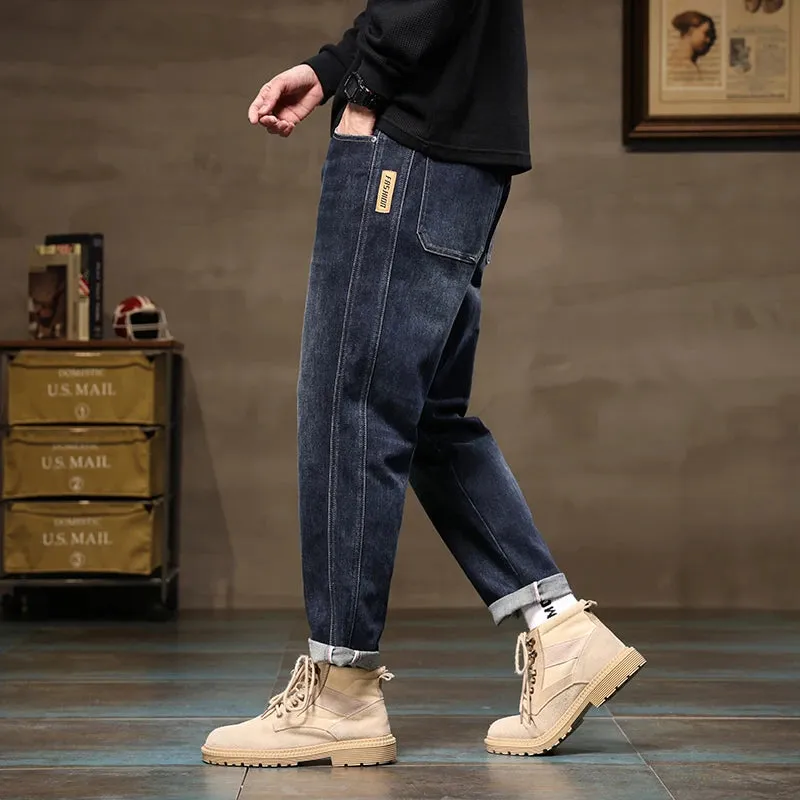 UrbanTrendz Herren Weite Harem-Jeans