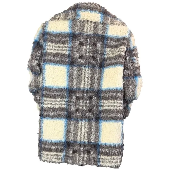 VELVET BY GRAHAM &amp; SPENCER ERICA PLAIDFAUX SHERPA JACKET $346