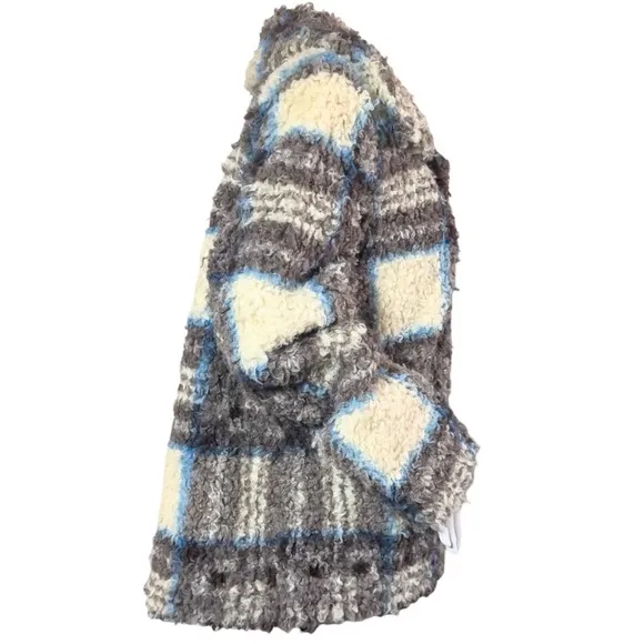 VELVET BY GRAHAM &amp; SPENCER ERICA PLAIDFAUX SHERPA JACKET $346