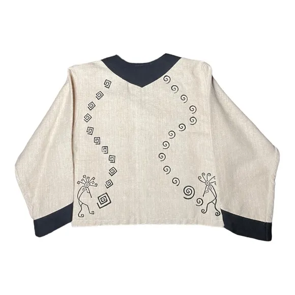 Venus Imports Vintage Southwest Cotton Blazer