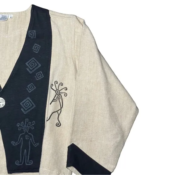 Venus Imports Vintage Southwest Cotton Blazer
