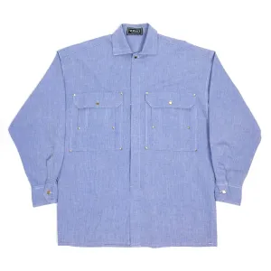 Versace Jeans Couture Oversized Blue Shirt Size 46