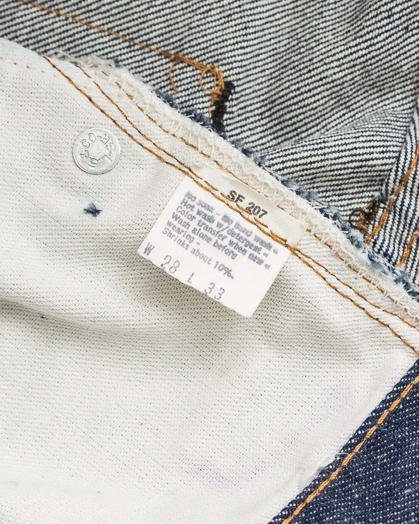 Vintage 1981 Deadstock Levi's 501 Red Line Selvedge Jeans W 28 / L 33
