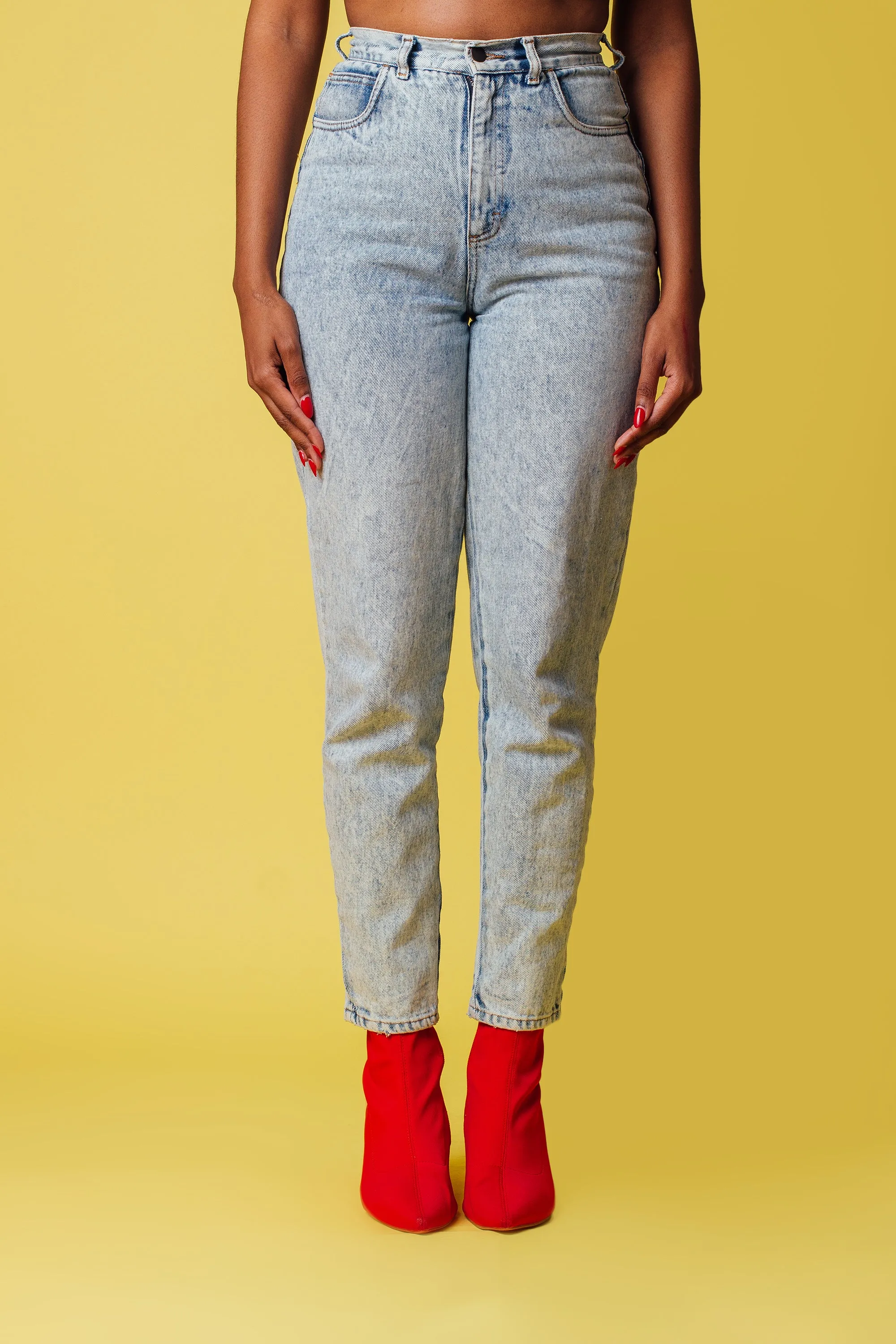 Vintage 80's Acid Wash Highwaist Jeans | S