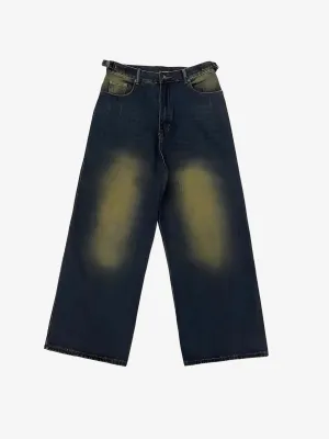 VINTAGE DISTRESSED BAGGY JEANS