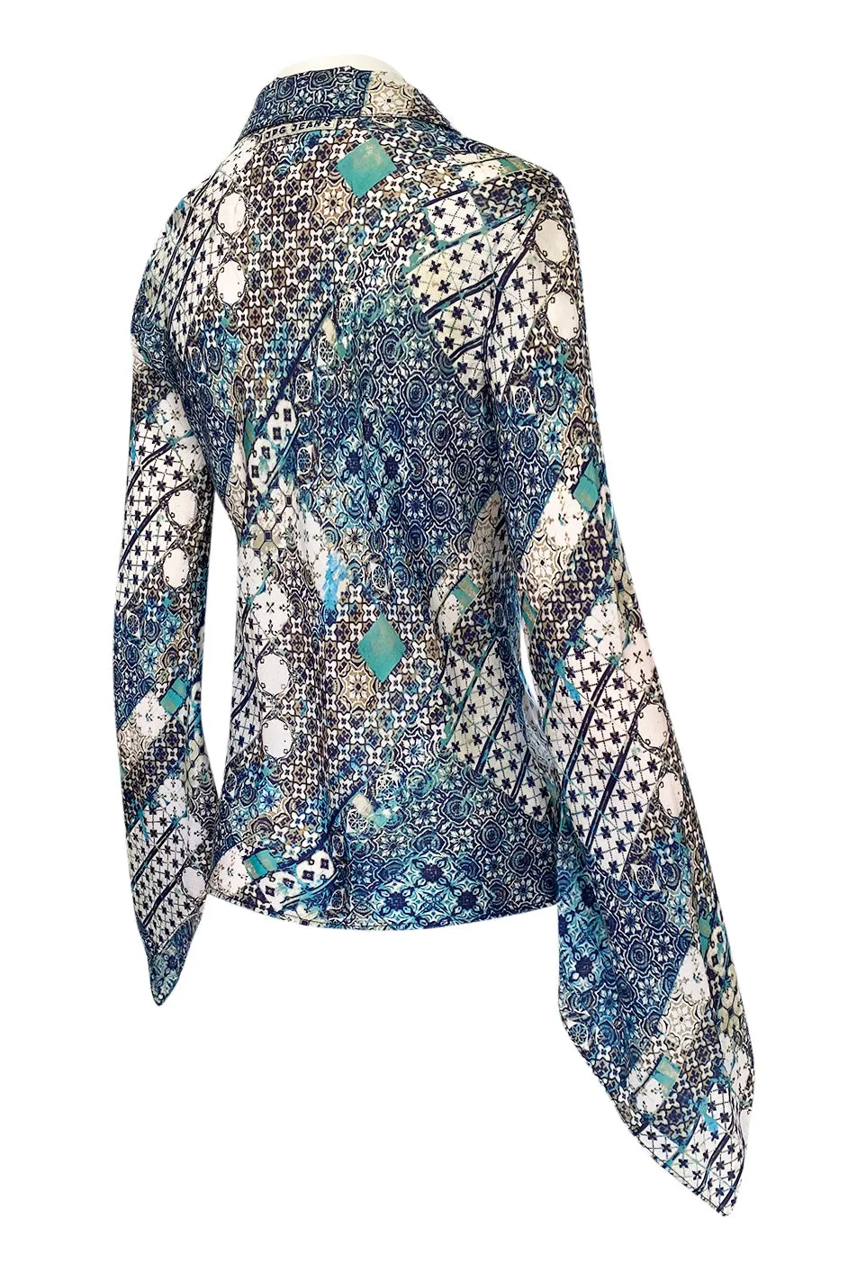 Vintage Early 2000s Jean Paul Gaultier JPG Jean's Angel Sleeve Top