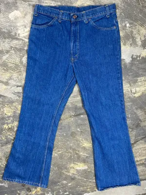 Vintage Levi 646 Talon 42 Bell Bottom Denim Jeans (JYJ-0246)