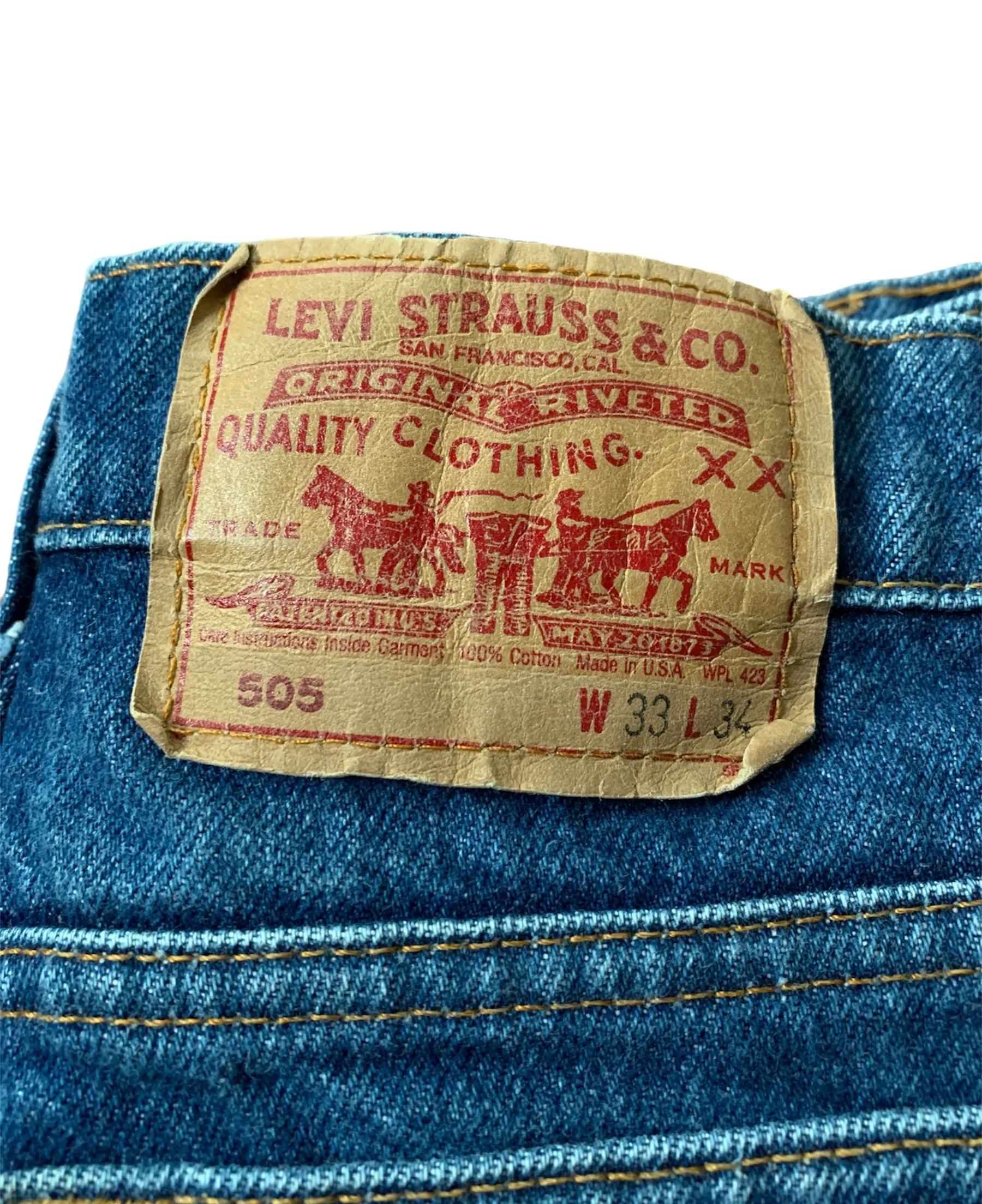Vintage Levi’s 505 (33x34)
