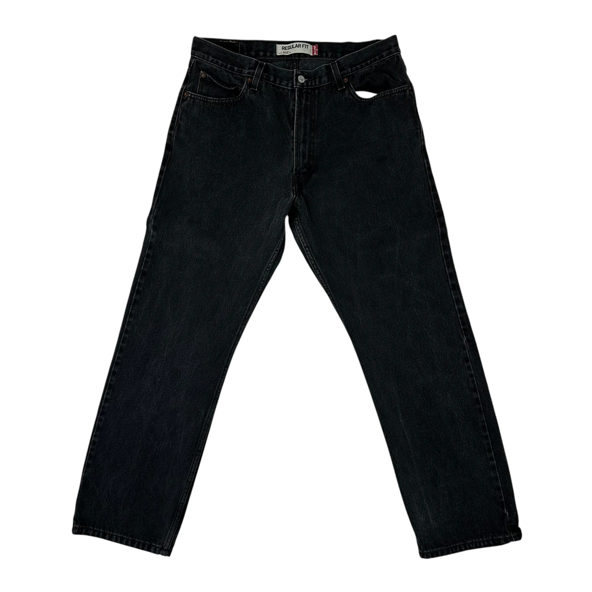 Vintage Levi's Regular Fit 505 Black Wash Jeans - 36"
