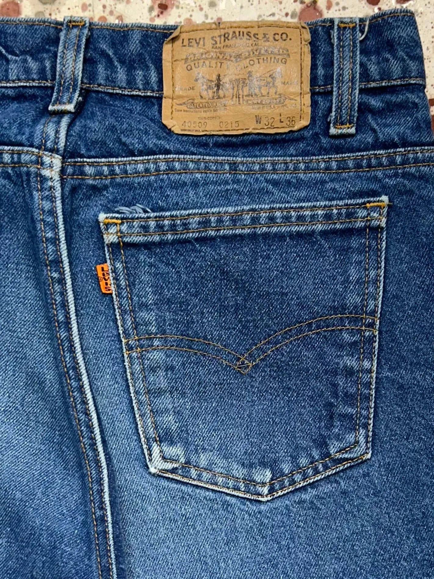 Vintage Levi's USA 505 Super Wash Denim Jeans (JYJ1124-356)